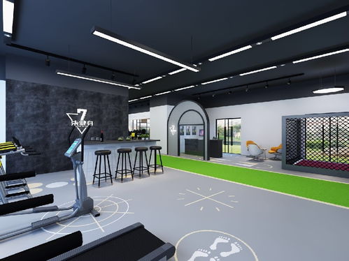 200平現(xiàn)代簡約健身工作室裝修案例實景賞析